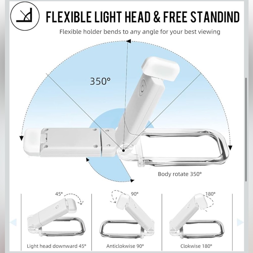 Portable Reading Book Light - Picture 5 of 7